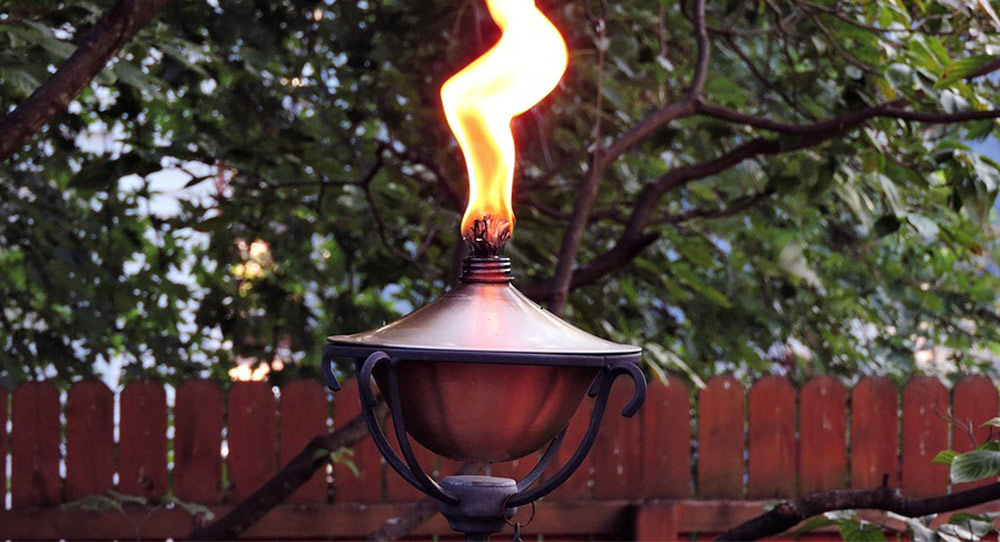 golden flame torch