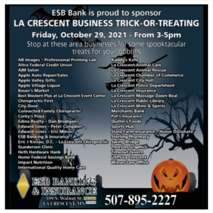 La Crescent business Trick-or-Treat 2021 @ Bauer's Market & Garden Center